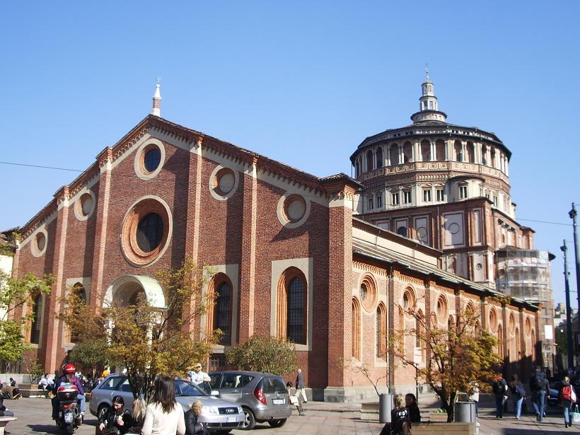 出典: https://ja.wikipedia.org/wiki/サンタ・マリア・デッレ・グラツィエ教会_(ミラノ)